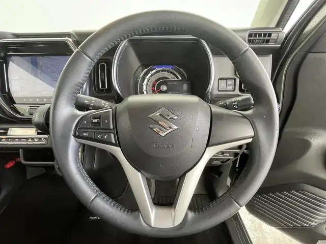 スズキ ハスラー Jスタイル 大分県 2021(令3)年 5.9万km クールカーキパールメタリック/ホワイト2トーンルーフ ワンオーナー/禁煙車/SUZUKI純正9型ナビ/・フルセグTV/BlueTooth/AppleCarPlay/AndroidAuto/CD/DVD/FM/AM/アラウンドビューモニター/バックカメラ/ETC/シートヒーター/電動格納ミラー/衝突軽減ブレーキ/ステアリングスイッチ/ルーフレール/ドアバイザー/プッシュスタート