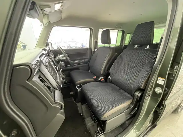 スズキ ハスラー Jスタイル 大分県 2021(令3)年 5.9万km クールカーキパールメタリック/ホワイト2トーンルーフ ワンオーナー/禁煙車/SUZUKI純正9型ナビ/・フルセグTV/BlueTooth/AppleCarPlay/AndroidAuto/CD/DVD/FM/AM/アラウンドビューモニター/バックカメラ/ETC/シートヒーター/電動格納ミラー/衝突軽減ブレーキ/ステアリングスイッチ/ルーフレール/ドアバイザー/プッシュスタート