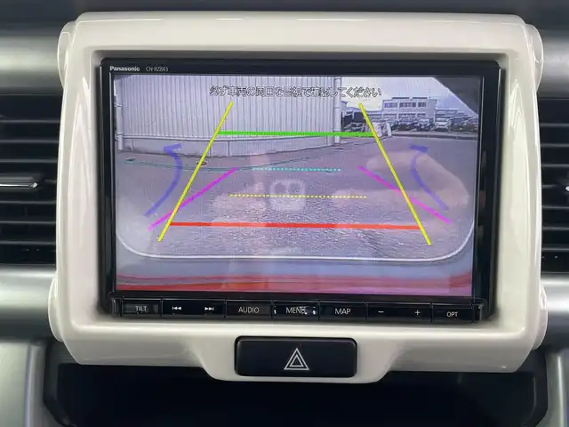 スズキ ハスラー G 富山県 2019(令1)年 3.1万km フェニックスレッドパール/ブルーイッシュブラックパール ４ＷＤ／/ワンオーナー／/純正８インチナビ／/フルセグＴＶ／/ＤＶＤ再生／/Ｂｌｕｅｔｏｏｔｈ／/バックカメラ／/革調シートカバー//運転席助手席シートヒーター／/ハーフレザーシート／/衝突軽減ブレーキ／/レーンディパーチャー／/ビルトインＥＴＣ//ドライブレコーダー//LEDオートライト/