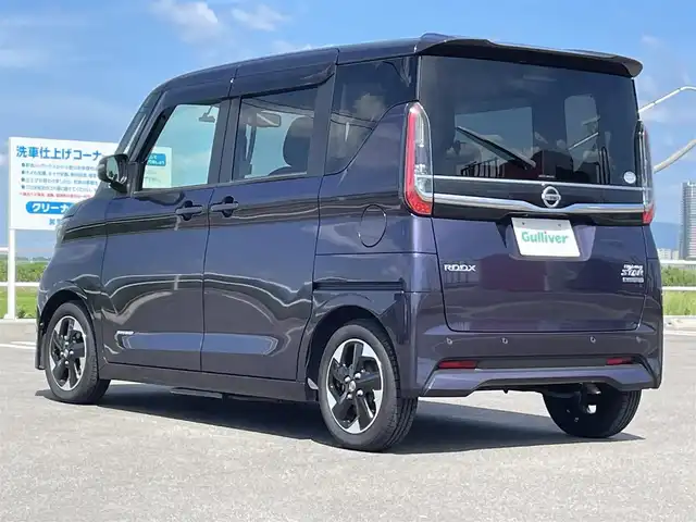 日産 ルークス HWS X プロパイロットED 佐賀県 2020(令2)年 2万km アメジストパープル 純正9型SDナビゲーション【MM319D-L】/・BT CD DVD SD AM FM フルセグTV/アラウンドビューモニター/ドライブレコーダー/ビルトインETC/両側ハンズフリーパワースライドドア/・N席側AUTO STEP/電子パーキング/AUTO HOLD/スマートキー/アダプティブLEDヘッドランプ/・オートハイビーム/純正14インチアルミホイール/純正フロアマット/純正ドアバイザー/スペアキー×1本/プロパイロット/・エマージェンシーブレーキ/・車線逸脱防止支援/・クリアランスソナー/・標識表示/・ふらつき警報