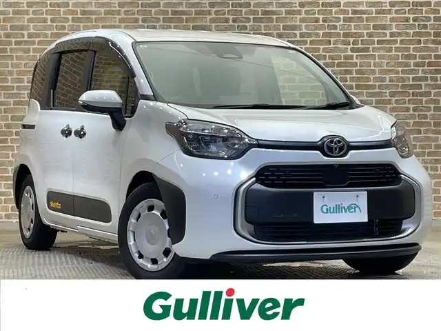 トヨタ シエンタ G 岩手県 2022(令4)年 3.3万km ホワイトパールクリスタルシャイン 3列シート7人乗り/パノラミックビューモニター/メーカーオプション　デュアルハンズフリーパワースライドドア/モデリスタドアハンドルプロテクター/トヨタセーフティセンス/プリクラッシュセーフティ/レーダークルーズコントロール/レーントレーシングアシスト/オートマチックハイビーム/ロードサインアシスト/プロアクティブドライビングアシスト/クリアランスソナー/パーキングサポートブレーキ/リアクロストラフィックアラート/MTモード付AT/8インチディスプレイオーディオ/オプションフルセグTV/ナビ/前後車内ドライブレコーダー/ETC/LEDヘッドランプ/15インチスチールホイール/純正ホイールキャップ