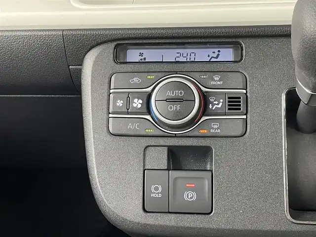 ダイハツ ムーヴ キャンバス ストライプス G 埼玉県 2024(令6)年 0.7万km シャイニングホワイトパール/スムーズグレーマイカメタリック 社外７インチナビ/全方位カメラ/クルーズコントロール/シートヒーター/衝突軽減システム/両側パワースライドドア/パーキングブレーキ/パーキングセンサー/ステアリングリモコン/社外フロアマット/スマートキー