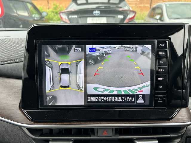 日産 オーラ G 山梨県 2024(令6)年 0.4万km オーロラフレアブルーパール 純正9インチナビ/Bluetooth接続/フルセグTV/全方位カメラ/衝突被害軽減システム/コーナーセンサー/セーフティ・シールドスイッチ/車線逸脱警報/ハーフレザーシート/横滑り防止装置/ETC/ドライブレコーダー/LEDヘッドライト/オートライト/純正17インチAW/オートエアコン/プッシュスタート/スマートキー/フロアマット/スペアキー/取扱説明書/保証書
