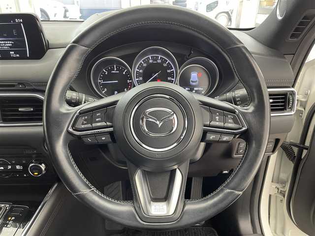 マツダ ＣＸ－８ XD Lパッケージ 滋賀県 2018(平30)年 6.9万km スノーフレイクホワイトパールマイカ 禁煙車/純正ナビ/CD.DVD.Bluetooth.フルセグ/全方位カメラ/衝突軽減ブレーキ/レーダークルーズコントロール/クリアランスソナー/ビルトインETC/オートライト/LEDヘッドライト/レザーシート/1.2列目シートヒーター/前席パワーシート/電動リアゲート/ヘッドアップディスプレイ/電子パーキング/オートブレーキホールド/BOSEサウンド