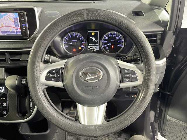 ダイハツ ムーヴ カスタム X ハイパー SAⅡ 沖縄県 2017(平29)年 7.2万km ナイトシャドーパープルクリスタルM 禁煙車　/県外仕入　/純正ナビ（フルセグＴＶ／ＣＤ／ＤＶＤ／Ｂｌｕｅｔｏｏｔｈ）　/バックカメラ　/スマートアシストII　/ハーフレザーシート　/衝突被害軽減ブレーキ　/車線逸脱警報　/アイドリングストップ　/ＥＴＣ/ステアリングスイッチ/LEDヘッドライト/スマートキー/純正アルミホール