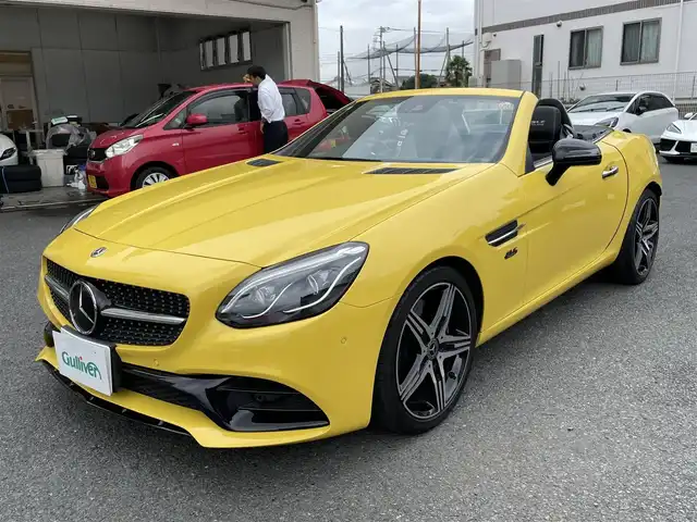 メルセデス・ベンツ ＳＬＣ１８０ スポーツ ファイナルED 神奈川県 2020(令2)年 1.3万km サンイエロー マジックスカイコントロール/専用ハーフレザーシート/AMG18インチAW/レーダーセーフティパッケージ/純正メモリーナビ・地デジTV/純正CD/DVD/USB/BT再生/バックモニター/ETC(DSRC)/エアスカーフ/パワーシート/シートヒーター/レーダークルーズコントロール/衝突軽減ブレーキ/LKA/BSM/LEDヘッドライト/コーナーセンサー/ドライブレコーダー/パドルシフト/アイドリングストップ/プッシュスタート/スマートキー×2/純正フロアマット/R3/4/5年ディーラー整備記録/保証書・取説あり