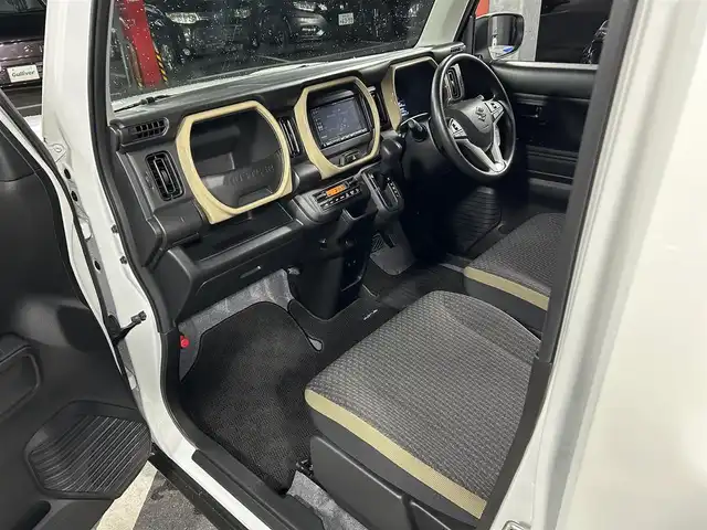 スズキ ハスラー HYBRID G 広島県 2024(令6)年 0.6万km ピュアホワイトP 社外メモリナビ/CD/BT/ワンセグTV/スズキセーフティーサポート/・デュアルセンサーブレーキサポート/・ハイビームアシスト/・車線逸脱警報機能/・誤発進抑制機能/・ふらつき警報機能/・先行車発進お知らせ機能/・後退時ブレーキサポート/・後方誤発進抑制機能/・標識認識機能/レーダークルーズコントロール/スマートキー/プッシュスタート/シートヒーター/ETC/LEDヘッドライト/オートライト/純正フロアマット