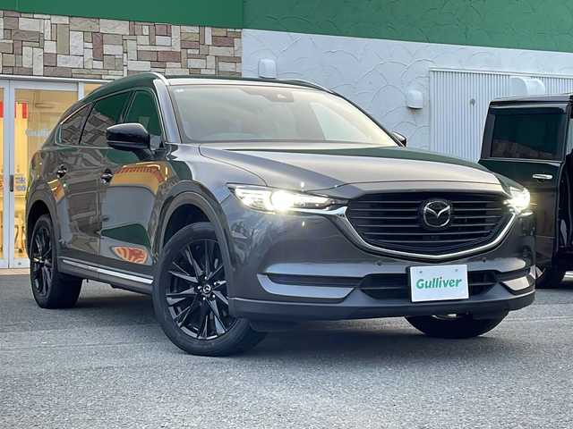 マツダ ＣＸ－８ XD ブラックトーンエディション 徳島県 2022(令4)年 6.1万km マシーングレープレミアムM 純正ナビ/（ラジオ/BT/フルセグ/USB）/全方位カメラ/追従式クルーズコントロール/パーキングアシスト/ターボ/ブラインドスポットモニター/ステアリングヒーター/D・N席シートヒーター/D・N席パワーシート/LEDヘッドライト/ETC/アイドリングストップ/純正19インチアルミホイール