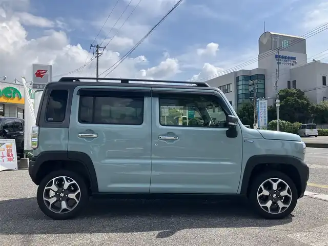 スズキ ハスラー Jスタイル Ⅱ ターボ 広島県 2022(令4)年 2.3万km オフブルーメタリック/ガンメタリック2トーンルーフ ワンオーナー/純正ナビ/スズキセーフティサポート/全方位カメラ/フルセグTV/Bluetooth/前席シートヒーター/レーダークルーズ/LEDオートライト/パドルシフト/前後ドラレコ/ルーフレール/ビルトインETC/新車保証書/取扱説明書/スペアキー