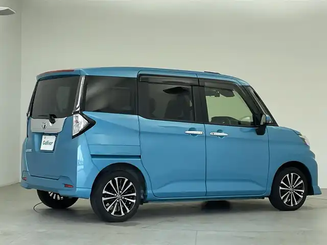 トヨタ ルーミー カスタムG－T 千葉県 2021(令3)年 1.9万km ＬグリーンＭ ディスプレーオーディオ/・AppleCarPlay/・AndroidAuto/・フルセグTV/・Bluetooth/両側パワースライドドア/LEDヘッドライト/スマートアシスト２/・衝突回避支援ブレーキ機能/・衝突警報機能/・車線逸脱警報/・誤発進抑制制御機能/・先行車発進お知らせ機能