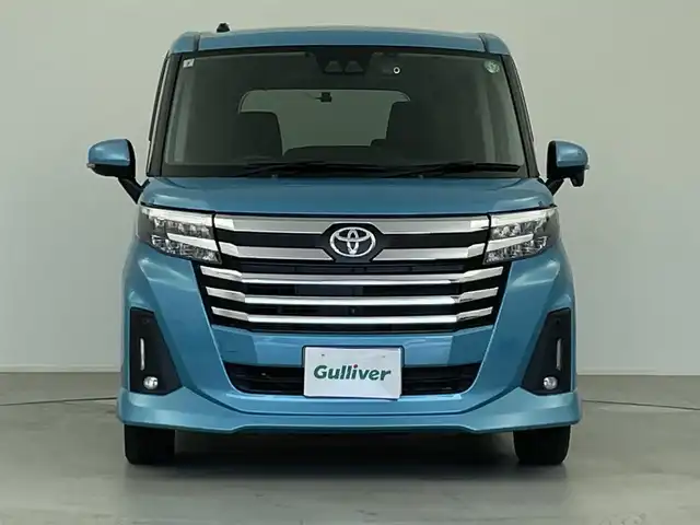 トヨタ ルーミー カスタムG－T 千葉県 2021(令3)年 1.9万km ＬグリーンＭ ディスプレーオーディオ/・AppleCarPlay/・AndroidAuto/・フルセグTV/・Bluetooth/両側パワースライドドア/LEDヘッドライト/スマートアシスト２/・衝突回避支援ブレーキ機能/・衝突警報機能/・車線逸脱警報/・誤発進抑制制御機能/・先行車発進お知らせ機能