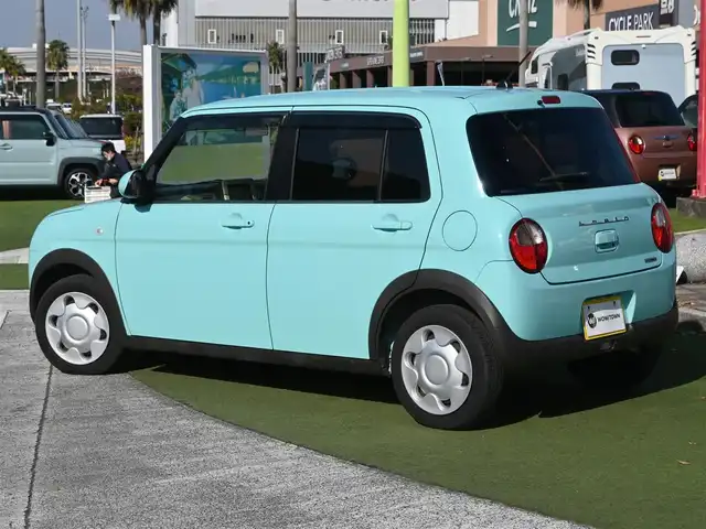 スズキ ラパン S 千葉県 2015(平27)年 6.5万km フレンチミントPM レーダーブレーキサポート/運転席シートヒーター/社外メモリーナビ/ワンセグTV/【DVD/CD再生機能　Bluetooth接続】/革巻きステアリング/ETC/HIDヘッドライト/携帯リモコン