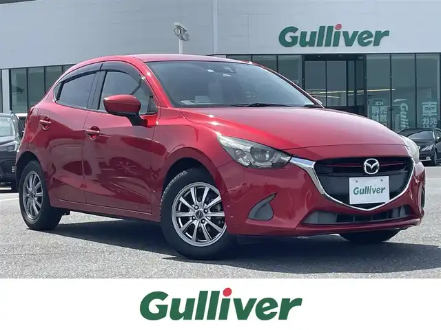 マツダ デミオ 13S ツーリング 島根県 2016(平28)年 4.5万km ソウルレッドプレミアムメタリック 純正ナビ/CD/DVD/DTV/Bluetooth/USB/バックカメラ/ステアリングスイッチ/ETC/ドライブレコーダー /アイドリングストップ/シートヒーター /純正AW付サマータイヤ積み込み