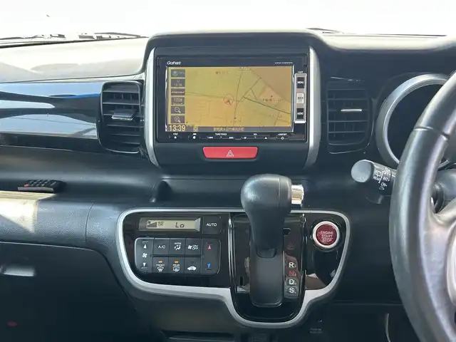 ホンダ Ｎ ＢＯＸ カスタム G ターボパッケージ 群馬県 2012(平24)年 13.1万km プレミアムダイナミックブルーパール 純正メモリナビ/バックカメラ/両側パワースライドドア/前方ドラレコ/ETC/ワンセグTV/コーナーセンサー/クルーズコントロール/横滑り防止装置/純正アルミホイール/純正フロアマット/ドアバイザー/取扱説明書/スペアキー