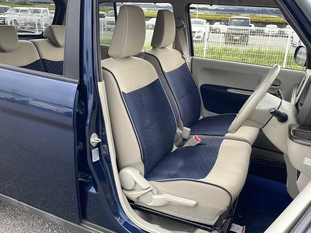 スズキ ラパン モード 富山県 2019(平31)年 7.4万km ノクターンブルーパール/ホワイト 2トーンルーフ 禁煙車/社外SDナビ(Strada)/フルセグTV/バックカメラ/BlueTooth・CD・DVD/衝突軽減ブレーキ/アイドリングストップ/USB入力端子/純正フロアマット/スマートキー/プッシュスタート/LEDヘッドライト/オートライト/ETC/ドライブレコーダー