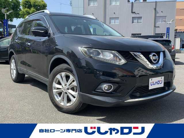 日産 エクストレイル 20Xt エマージェンシーブレーキ 福井県 2016(平28)年 7.4万km ダイヤモンドブラック (株)IDOMが運営する【じしゃロン福井店】の自社ローン専用車両になりますこちらは現金またはオートローンご利用時の価格です。自社ローンご希望の方は別途その旨お申付け下さい/純正ナビ　/全方位モニター　/ステアリングスイッチ　　/フルセグテレビ　/純正フロアマット　/電動リアゲート