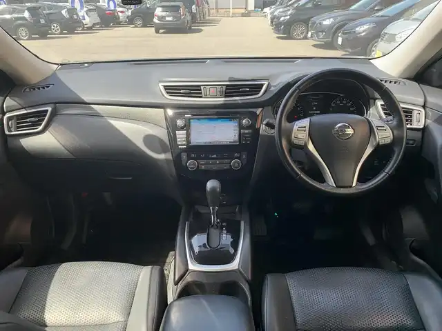 日産 エクストレイル 20Xt エマージェンシーブレーキ 福井県 2016(平28)年 7.4万km ダイヤモンドブラック (株)IDOMが運営する【じしゃロン福井店】の自社ローン専用車両になりますこちらは現金またはオートローンご利用時の価格です。自社ローンご希望の方は別途その旨お申付け下さい/純正ナビ　/全方位モニター　/ステアリングスイッチ　　/フルセグテレビ　/純正フロアマット　/電動リアゲート