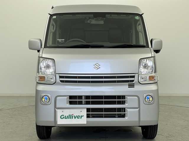 スズキ エブリイ JOINターボ 宮城県 2018(平30)年 8.8万km シルキーシルバーメタリック 禁煙車/ワンオーナー/衝突被害軽減ブレーキ/社外SDナビ/・CD.DVD.Bluetooth/フルセグTV/バックカメラ/ETC/ドライブレコーダー/横滑り防止装置/HIDヘッドライト/フォグランプ/レザー調シートカバー/リモコンキー/電動格納ミラー/社外フロアマット/保証書/取扱説明書
