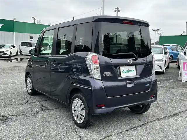 日産 デイズ ルークス X 千葉県 2014(平26)年 7.5万km プレミアムパープルP アイドリングストップ/全方位カメラ/プッシュスタート/片側パワースライドドア/サンシェード/サーキュレーター/社外メモリーナビ/保証書/取扱説明書/ナビ取扱説明書