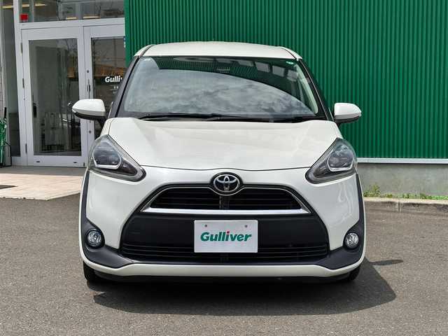 トヨタ シエンタ G クエロ 宮城県 2017(平29)年 5.2万km ホワイトパールクリスタルシャイン シートヒーター（運転席/助手席）/＝＝＝/セーフティセンスC/・プリクラッシュセーフティ/・レーンディパーチャーアラート/・オートハイビーム/先行車発進告知機能/社外ナビ（CN-HW531D）/・CD/DVD/・フルセグTV/ETC/両側パワースライドドア/ハーフレザーシート/革巻きステアリング/LEDヘッドランプ/フォグランプ/オートライト/スマートキー＆プッシュスタート/スペアキー/電動格納ミラー/純正フロアマット/Wエアバッグ