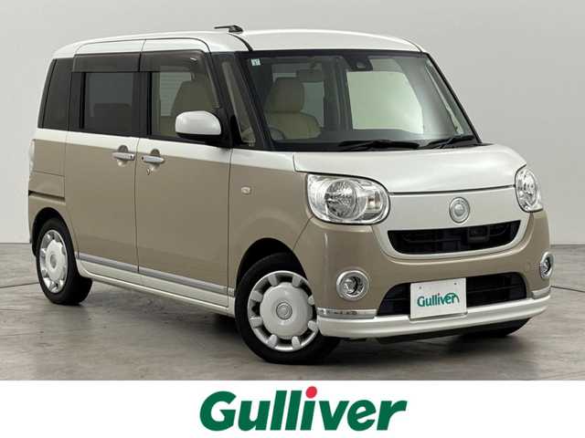 ダイハツ ムーヴ キャンバス X LTD メイクアッフ SA Ⅱ 山口県 2017(平29)年 3.9万km パールホワイトⅢ/ナチュラルベージュマイカメタリック 2トーン 社外ナビ／フルセグＴＶ　/バックカメラ　/ＥＴＣ　/コーナーセンサー　/衝突被害軽減ブレーキ　/横滑り防止装置　/アイドリングストップ　/両側電動スライドドア　/プッシュスタート　/スマートキー　/電動格納式ドアミラー