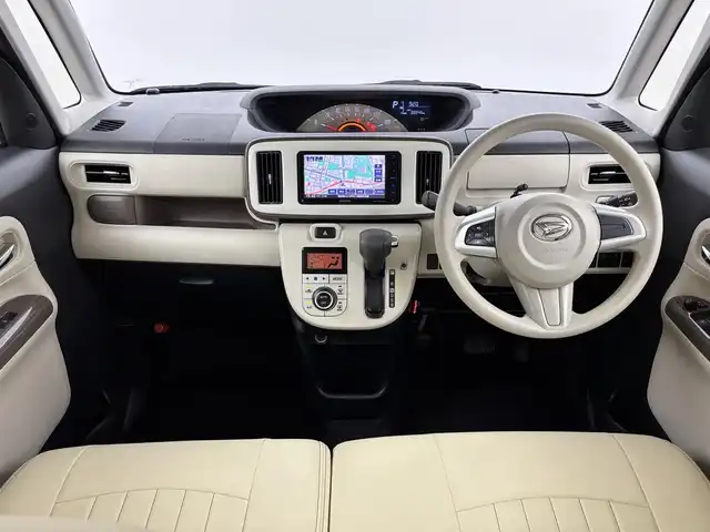 ダイハツ ムーヴ キャンバス X LTD メイクアッフ SA Ⅱ 山口県 2017(平29)年 3.9万km パールホワイトⅢ/ナチュラルベージュマイカメタリック 2トーン 社外ナビ／フルセグＴＶ　/バックカメラ　/ＥＴＣ　/コーナーセンサー　/衝突被害軽減ブレーキ　/横滑り防止装置　/アイドリングストップ　/両側電動スライドドア　/プッシュスタート　/スマートキー　/電動格納式ドアミラー