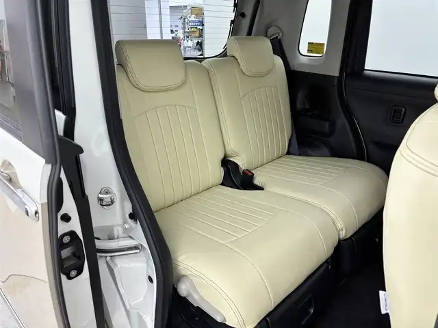 ダイハツ ムーヴ キャンバス X LTD メイクアッフ SA Ⅱ 山口県 2017(平29)年 3.9万km パールホワイトⅢ/ナチュラルベージュマイカメタリック 2トーン 社外ナビ／フルセグＴＶ　/バックカメラ　/ＥＴＣ　/コーナーセンサー　/衝突被害軽減ブレーキ　/横滑り防止装置　/アイドリングストップ　/両側電動スライドドア　/プッシュスタート　/スマートキー　/電動格納式ドアミラー