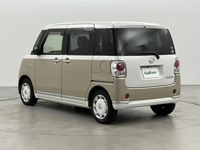 ダイハツ ムーヴ キャンバス X LTD メイクアッフ SA Ⅱ 山口県 2017(平29)年 3.9万km パールホワイトⅢ/ナチュラルベージュマイカメタリック 2トーン 社外ナビ／フルセグＴＶ　/バックカメラ　/ＥＴＣ　/コーナーセンサー　/衝突被害軽減ブレーキ　/横滑り防止装置　/アイドリングストップ　/両側電動スライドドア　/プッシュスタート　/スマートキー　/電動格納式ドアミラー