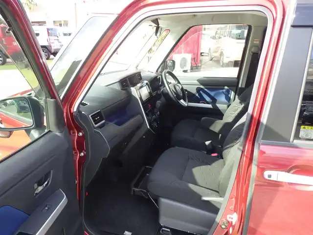 トヨタ タンク カスタムG－T 千葉県 2019(令1)年 4.4万km ファイアークォーツレッドM スマートアシストIII/クルーズコントロール/エコアイドル/両側パワースライドドア/前席シートヒーター/純正SDナビ/地デジTV/【DVD/CD再生機能　Bluetooth接続】/バックカメラ/ドライブレコーダー（前後撮影）/革巻きステアリング/ステアリングスイッチ/ETC/LEDヘッドライト/フォグライト/コーナーセンサー/純正15インチアルミホイル/キーフリーシステム