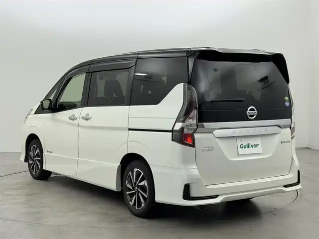 日産 セレナ e－パワー ハイウェイスター V 福岡県 2021(令3)年 3.1万km ブリリアントホワイトパール 2トーン 純正９型ナビ　/全方位カメラ　/ＥＴＣ　/前後ドラレコ　/インテリジェントルームミラー　/プロパイロット　/コーナーセンサー　/エマージェンシーブレーキ　/レーンキープ　/ＢＳＷ　/両側パワースライドドア　/ＬＥＤヘッドライト