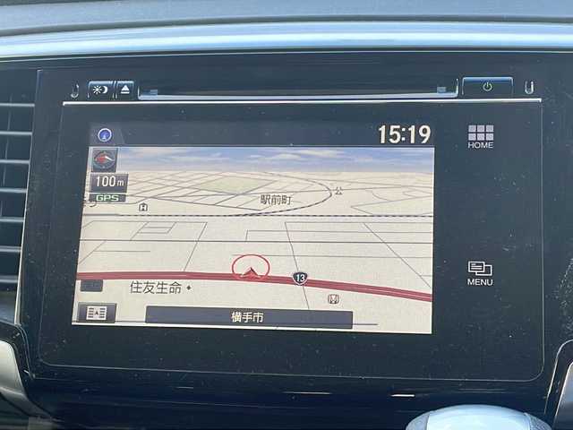 ホンダ オデッセイ アブソルート EX 秋田県 2014(平26)年 11.4万km ホワイトオーキッドパール 純正ナビ/全方位カメラ/ETC/純正18インチアルミ/オットマン/両側パワースライドドア