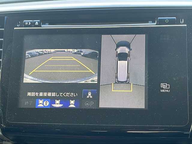 ホンダ オデッセイ アブソルート EX 秋田県 2014(平26)年 11.4万km ホワイトオーキッドパール 純正ナビ/全方位カメラ/ETC/純正18インチアルミ/オットマン/両側パワースライドドア