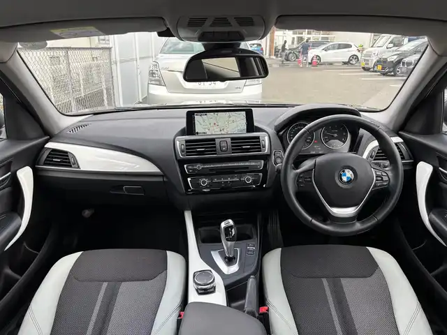ＢＭＷ １１８ｄ スタイル 山梨県 2016(平28)年 3.8万km サファイアブラックP インテリジェントS/黒白半革/クルコン /純正HDDナビ /LED /純正１６ＡＷ/ＡＡＣ/ミラー型ＥＴＣ/ＣＤ/ＤＶＤ/ＢＴ/オートライト/取説