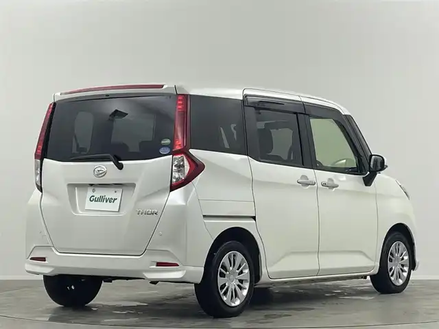 ダイハツ トール Gターボ SAⅡ 埼玉県 2017(平29)年 4.1万km パールホワイトⅢ 禁煙車　アルパイン9インチナビ Bluetooth バックカメラ 両側パワースライドドア コーナーセンサー レーンキープアシスト クルーズコントロール 衝突軽減システム スペアキー ETC