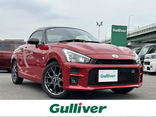 ダイハツ コペン GRスポーツ 愛知県 2022(令4)年 0.9万km マタドールレッドP ワンオーナー/スマートキー/プッシュスタート/純正ナビ/フルセグTV/BT/バックカメラ/BBS16インチAW/ETC/オートライト/パドルシフト/ステアリングスイッチ/前席シートヒーター/純正フロアマット/取説、保証書/スペアキー