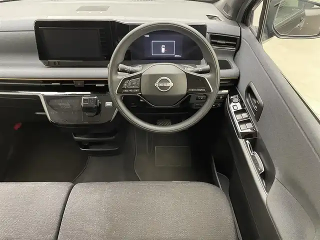 日産 サクラ X 兵庫県 2023(令5)年 3万km 茶 純正9インチディスプレイオーディオ/（BT、APPLECarPlay、Android　Aut）/バックカメラ/先行車発進お知らせ/ウィンカーミラー/オートライト/純正フロアマット/ドアバイザー/LEDヘッドライト/プッシュスタート/Eペダル/スマートキー/純正14インチAW