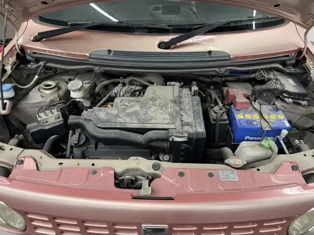 スズキ ラパン X 三重県 2012(平24)年 8.4万km チェリーピンクパールメタリック ガソリン/FF/インパネCVT/KENWOOD CD・MDプレイヤー（AM/FM/AUX対応）/ETC/安全/・ABS/装備/・プッシュスタート/・スマートキーx2/・電動格納ドアミラー/・パワーウインドウ/・マニュアルエアコン/・純正14inAW