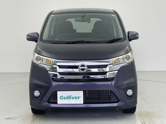 日産 デイズ ハイウェイスターG ターボ 愛知県 2014(平26)年 4.8万km プレミアムパープルP 社外ナビ/・ワンセグTV/・Bluetooth/・CD/・AM/FM/アラウンドビューモニター/純正アルミホイール/ETC/HIDヘッドライト/スマートキー/プッシュスタート/横滑り防止装置/ステアリングスイッチ/ドライブレコーダー