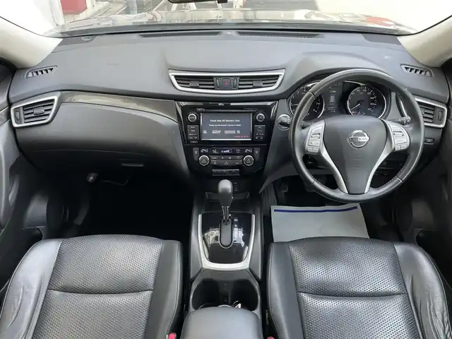 日産 エクストレイル 20X エマージェンシーブレーキ 岩手県 2014(平26)年 9.9万km チタニウムカーキ (株)IDOMが運営する【じしゃロン盛岡店】の自社ローン専用車両になりますこちらは現金またはオートローンご利用時の価格です。自社ローンご希望の方は別途その旨お申付け下さい/純正ＳＤナビ/AM/FM/CD/DVD/SD/AUX/USB/BT/フルセグＴＶ/全周囲バックカメラ/ETC/エマージェンシーＢ/クルーズコントロール/前後コーナーセンサー/前席シートヒーター/アイドリングS/ドアバイザー/フロアマット/プッシュスタート/スマートキー/スペアキーあり/取扱説明書/保証書