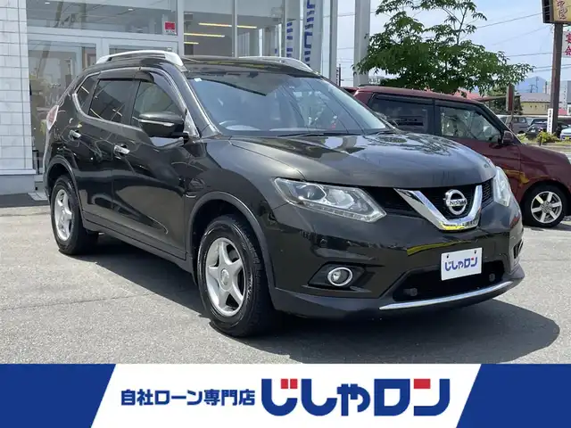 日産 エクストレイル 20X エマージェンシーブレーキ 岩手県 2014(平26)年 9.9万km チタニウムカーキ (株)IDOMが運営する【じしゃロン盛岡店】の自社ローン専用車両になりますこちらは現金またはオートローンご利用時の価格です。自社ローンご希望の方は別途その旨お申付け下さい/純正ＳＤナビ/AM/FM/CD/DVD/SD/AUX/USB/BT/フルセグＴＶ/全周囲バックカメラ/ETC/エマージェンシーＢ/クルーズコントロール/前後コーナーセンサー/前席シートヒーター/アイドリングS/ドアバイザー/フロアマット/プッシュスタート/スマートキー/スペアキーあり/取扱説明書/保証書