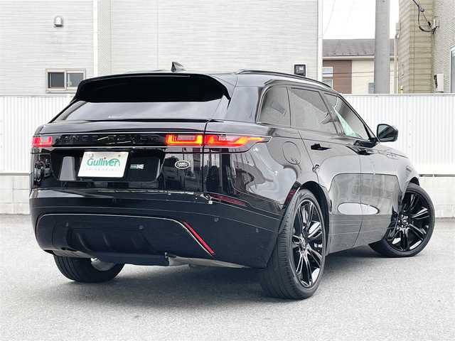 ランドローバー レンジローバーヴェラール Rダイナミック HSE 250PS 栃木県 2022(令4)年 3.5万km 黒 ワンオーナー/サンルーフ/純正ナビ（BT/AppleCarPlay/Android Auto)/MERIDIANプレミアムサウンド/前席マッサージ機能/デジタルインナーミラー/ヘッドアップディスプレイ/前席メモリーシート/茶皮シート/前席メモリーシート/シートヒーター/エアーシート/全方位モニター（バック・サイド・フロント）/ドライブレコーダー（前後）/LEDヘッドライト/レーダークルーズコントロール/ブラインドスポットモニター/ステアリングヒーター/エマージェンシーブレーキ/純正20inAW/スマートキー/スペアキー１/メーカー保証書/取扱説明書