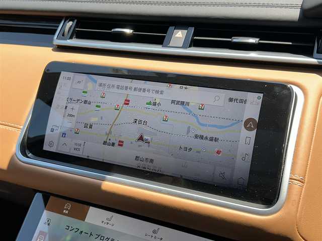 ランドローバー レンジローバーヴェラール オーリックエディション 福島県 2022(令4)年 3.5万km 黒 ワンオーナー/サンルーフ/純正ナビ（BT/AppleCarPlay/Android Auto)/MERIDIANプレミアムサウンド/前席マッサージ機能/デジタルインナーミラー/ヘッドアップディスプレイ/前席メモリーシート/茶皮シート/前席メモリーシート/シートヒーター/エアーシート/全方位モニター（バック・サイド・フロント）/ドライブレコーダー（前後）/LEDヘッドライト/レーダークルーズコントロール/ブラインドスポットモニター/ステアリングヒーター/エマージェンシーブレーキ/純正20inAW/スマートキー/スペアキー１/メーカー保証書/取扱説明書