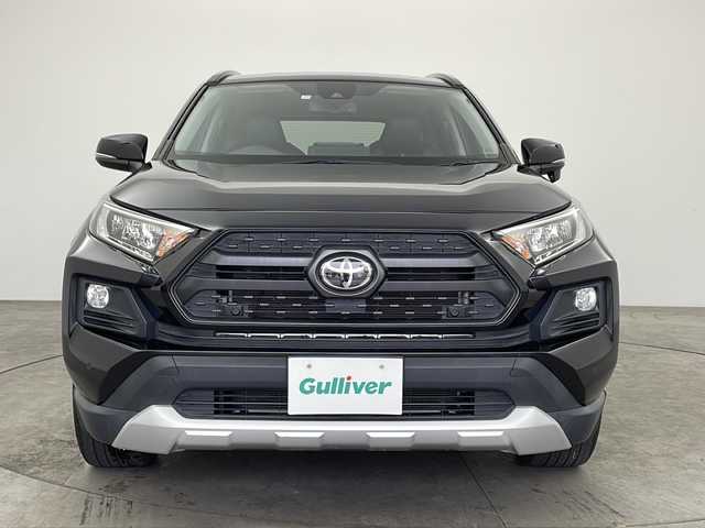 トヨタ ＲＡＶ４ アドベンチャー 兵庫県 2019(令1)年 5.6万km アティチュードブラックマイカ ・社外ナビ/CD/DVD/USB/BT/TV/・バックカメラ/・ビルトインETC/・合皮シート/・パワーシート/・トヨタセーフティセンス/・プリクラッシュセーフティ/・レーンディパーチャーアラート/・レーダークルーズコントロール/・オートマチックハイビーム/・クリアランスソナー/・スマートキー/・ダウンヒルアシスト/・LEDオートライト/・AC100V電源/・ルーフレール