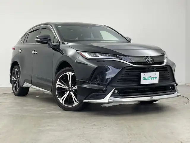 トヨタ ハリアー Z レザーパッケージ 新潟県 2022(令4)年 6.6万km プレシャスブラックパール ワンオーナー/純正メモリナビ/　フルセグTV/Bluetooth/USB/モデリスタエアロ/レーダークルーズコントロール/レーンキープアシスト/衝突被害軽減ブレーキ/BSM(ブラインドスポットモニター)/前後コーナーセンサー/パワーバックドア/前席パワーシート/レザーシート/前席シートヒーター/前席エアシート/D席メモリーシート/デジタルインナーミラー/バックモニター/ビルトインETC2.0/横滑り防止装置/オートマチックハイビーム/LEDヘッドライト/オートライト/ステアリングヒーター/レザーステアリング/ステアリングスイッチ