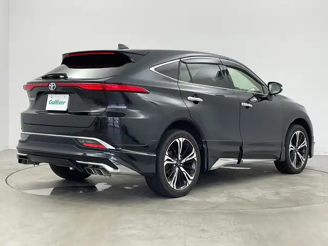 トヨタ ハリアー Z レザーパッケージ 新潟県 2022(令4)年 6.6万km プレシャスブラックパール ワンオーナー/純正メモリナビ/　フルセグTV/Bluetooth/USB/モデリスタエアロ/レーダークルーズコントロール/レーンキープアシスト/衝突被害軽減ブレーキ/BSM(ブラインドスポットモニター)/前後コーナーセンサー/パワーバックドア/前席パワーシート/レザーシート/前席シートヒーター/前席エアシート/D席メモリーシート/デジタルインナーミラー/バックモニター/ビルトインETC2.0/横滑り防止装置/オートマチックハイビーム/LEDヘッドライト/オートライト/ステアリングヒーター/レザーステアリング/ステアリングスイッチ