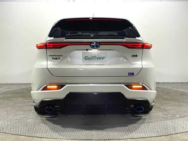 トヨタ ハリアー ハイブリッド Z レザーパッケージ 大阪府 2020(令2)年 3.9万km ホワイトパールクリスタルシャイン トムスエアロ　パノラミックビューモニター　ＪＢＬプレミアムサウンド　全方位　デジタルインナーミラー　シートヒーター　パワーシート　衝突軽減　レーンアシスト　レーダークルーズ　パワーバックドア　ＡＣ１００Ｖ