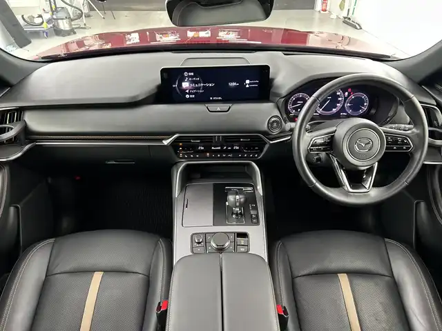 マツダ ＣＸ－６０ XD HV エクスクルーシブスポーツ 愛知県 2023(令5)年 2万km ソウルレッドクリスタルM 禁煙車/４WD/ターボ/ディーゼル/純正12.3インチナビ/（AM/FM/フルセグTV/Bluetooth/USB）/全方位カメラ/BOSEサウンド/ワイヤレス充電/i-ACTIVESENSE/・スマートブレーキサポート/・アダプティブLEDヘッドライト/・360°ビューモニター/・ブラインドスポットモニタリング/・車線逸脱警報システム/・レーンキープアシストシステム/・交通標識認識システム/・クルージング＆トラフィックサポート/・マツダレーダークルーズコントロール/ヘッドアップディスプレイ/ETC/前後ドライブレコーダー/レザーシート/シートヒーター/シートベンチレーション/ステアリングヒーター/パワーシート/メモリシート/パワーバックドア/アイドリングストップ/パドルシフト/純正20インチアルミホイール/スマートキー/スペアキー有/プッシュスタート/横滑り防止装置/純正フロアマット/電動格納ミラー