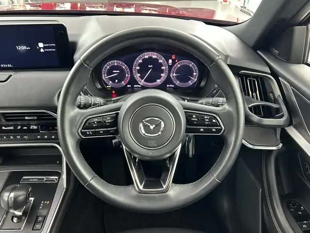 マツダ ＣＸ－６０ XD HV エクスクルーシブスポーツ 愛知県 2023(令5)年 2万km ソウルレッドクリスタルM 禁煙車/４WD/ターボ/ディーゼル/純正12.3インチナビ/（AM/FM/フルセグTV/Bluetooth/USB）/全方位カメラ/BOSEサウンド/ワイヤレス充電/i-ACTIVESENSE/・スマートブレーキサポート/・アダプティブLEDヘッドライト/・360°ビューモニター/・ブラインドスポットモニタリング/・車線逸脱警報システム/・レーンキープアシストシステム/・交通標識認識システム/・クルージング＆トラフィックサポート/・マツダレーダークルーズコントロール/ヘッドアップディスプレイ/ETC/前後ドライブレコーダー/レザーシート/シートヒーター/シートベンチレーション/ステアリングヒーター/パワーシート/メモリシート/パワーバックドア/アイドリングストップ/パドルシフト/純正20インチアルミホイール/スマートキー/スペアキー有/プッシュスタート/横滑り防止装置/純正フロアマット/電動格納ミラー