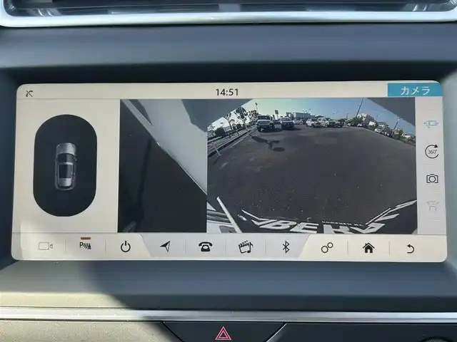 ジャガー Ｅペース 180PS 宮崎県 2019(平31)年 3.1万km 白 純正メモリナビ/・Bluetooth/・USB端子/・CarPlay/・メモリーナビ/・AM/FM/・フルセグテレビ/全方位カメラ/・サイドカメラ/・バックカメラ/パワーバックドア/純正17インチアルミホイール/LEDライト/・オートライト/アダプティブクルーズコントロール/前後コーナーセンサー/レーンキープアシスト/ダイナミックスタビリティコントロール
