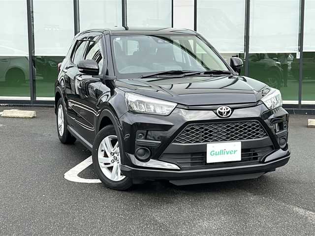 トヨタ ライズ G 岐阜県 2021(令3)年 3.7万km ブラックマイカメタリック 登録時36187km/純正ＳＤナビ/全方位カメラ/ＥＴＣ/Bluetooth/フルセグテレビ/USB入力端子/アイドリングストップ/プッシュスタート/スマートキー/スペアキー/純正アルミホイール/オートライト/コーナーセンサー/LEDライト